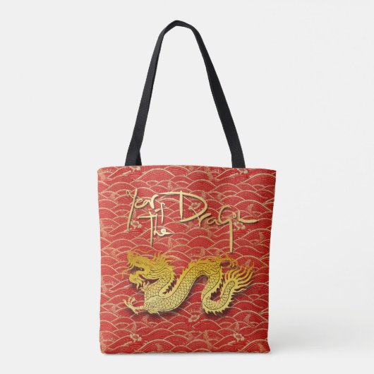 Chinees Nieuwjaar van de Dragon ToteB Tote Bag (Achterkant)