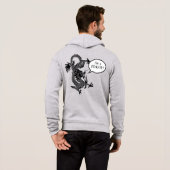 Chinees Nieuwjaar van de Dragon Zodiac Verjaardag  Hoodie (Achterkant volledig)