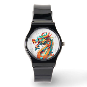 Chinees Nieuwjaar van de Dragon Zodiac Verjaardag  Horloge