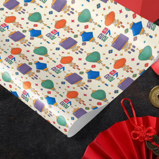 Chinees Nieuwjaar van de Geit 2027 Cadeaupapier