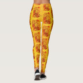 Chinees nieuwjaar van de Grote Rode Folie in Tiger Leggings (Achterkant)
