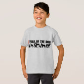 Chinees Nieuwjaar van de hond KT T-shirt (Voorkant volledig)