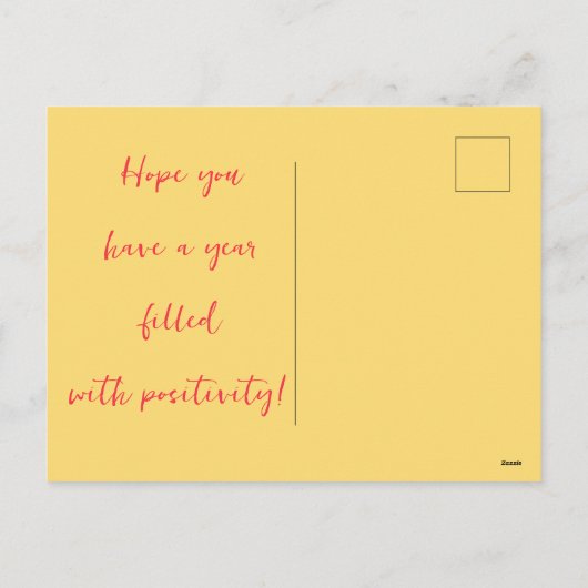 Chinees Nieuwjaar van de Houten Slang 2025 voor vr Feestdagenkaart (Achterkant)