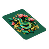 Chinees Nieuwjaar van de Houten Slang 2025 voor vr Magneet (Rechterzijde)