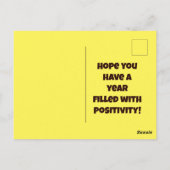 Chinees Nieuwjaar van de Houtslang 2025 Briefkaart (Achterkant)