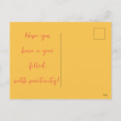 Chinees Nieuwjaar van de Houtslang 2025 Feestdagenkaart (Achterkant)