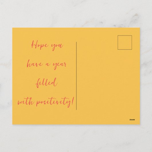 Chinees Nieuwjaar van de Houtslang 2025 Feestdagenkaart (Achterkant)