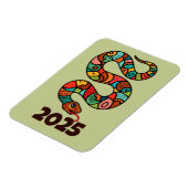 Chinees Nieuwjaar van de Houtslang 2025 Magneet