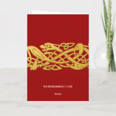 Chinees Nieuwjaar van de Kaart van de Slang 2013 (Achterkant)