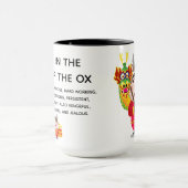 Chinees nieuwjaar van de Ox-trein Mok (Midden)