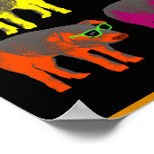 Chinees nieuwjaar van de Pop Gold S-Poster Poster (Hoek)