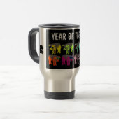 Chinees nieuwjaar van de Pop van Varkens 2019 Reisbeker (Voorkant links)