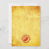 Chinees Nieuwjaar van de Rat 2020 Gold Party Kaart (Achterkant)