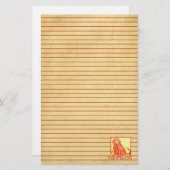 Chinees Nieuwjaar van de rode hond Briefpapier (Voorkant / Achterkant)