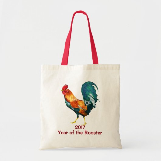 Chinees nieuwjaar van de Rooster 2017-Canvas tas (Voorkant)