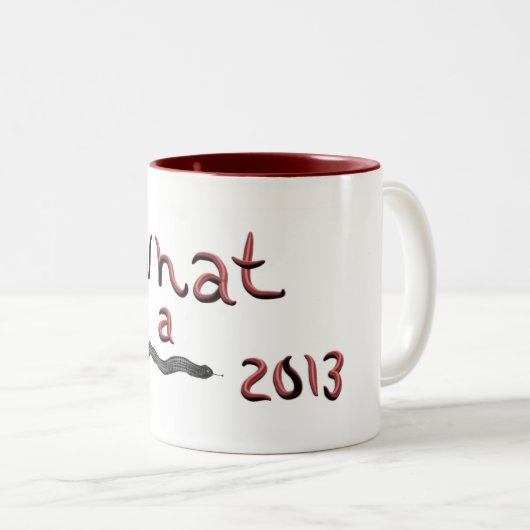 Chinees Nieuwjaar van de Slang 2013 Mok (Voorkant rechts)