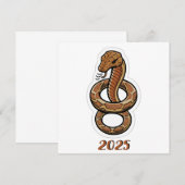 Chinees Nieuwjaar van de Slang 2025 (Voorkant / Achterkant)