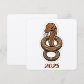 Chinees Nieuwjaar van de Slang 2025 (Voorkant / Achterkant)
