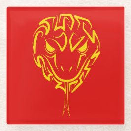 Chinees Nieuwjaar van de Slang 2025 4723 Hout Glazen Onderzetter