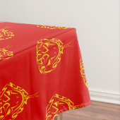 Chinees Nieuwjaar van de Slang 2025 4723 Hout Tafelkleed (Voorbeeld)