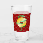 Chinees Nieuwjaar van de Slang 2025 Gouden Munt Glas (Voorkant)