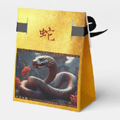 Chinees Nieuwjaar van de Slang 2025 Hout TFB1 Bedankdoosjes (Achterkant)
