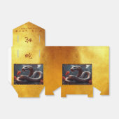 Chinees Nieuwjaar van de Slang 2025 Hout TFB1 Bedankdoosjes (Uitgevouwen)
