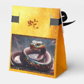 Chinees Nieuwjaar van de Slang 2025 Hout TFB2 Bedankdoosjes (Achterkant)