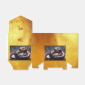 Chinees Nieuwjaar van de Slang 2025 Hout TFB2 Bedankdoosjes (Uitgevouwen)
