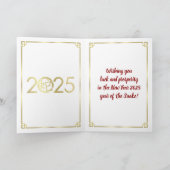 Chinees Nieuwjaar van de Slang 2025 Kaart (Binnen)