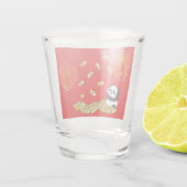 Chinees Nieuwjaar van de Slang 2025 Panda Shot Glas (Achterkant)