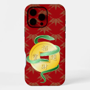 Chinees Nieuwjaar van de Slang 2025 Rijkdom iPhone 16 Pro Max Hoesje