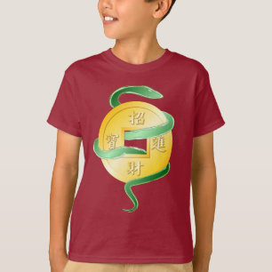 Chinees Nieuwjaar van de Slang 2025 Rijkdom T-shirt