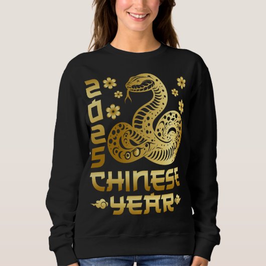 Chinees Nieuwjaar van de Slang 2025 Trui (Voorkant)