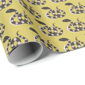 Chinees nieuwjaar van de slang cadeaupapier (Rol Hoek)