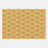 Chinees nieuwjaar van de slang inpakpapier vel (Voorkant 2)