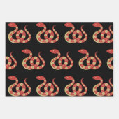 Chinees nieuwjaar van de slang inpakpapier vel (Voorkant 2)