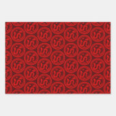 Chinees Nieuwjaar van de Slang Kies Kleur B 3WpS2 Inpakpapier Vel (Voorkant 2)