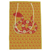 Chinees Nieuwjaar van de Slang Symbool Gift Bag Medium Cadeauzakje (Voorkant)