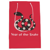 Chinees Nieuwjaar van de Snake Gift Bag Medium Cadeauzakje (Voorkant)
