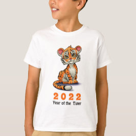 Chinees nieuwjaar van de tijger in Tiger 2022 T-shirt