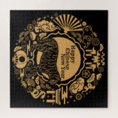 Chinees nieuwjaar van de tijger legpuzzel (Horizontaal)