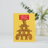 Chinees Nieuwjaar van de Vakantie Feestdagenkaart (Staand voorkant)