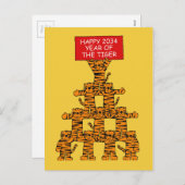 Chinees Nieuwjaar van de Vakantie Feestdagenkaart (Voorkant / Achterkant)