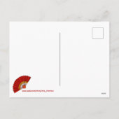 Chinees nieuwjaar van het Briefkaart van de konijn (Achterkant)