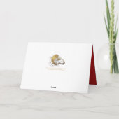 Chinees Nieuwjaar van het Jaar van de Douane van Feestdagen Kaart (Achterkant)