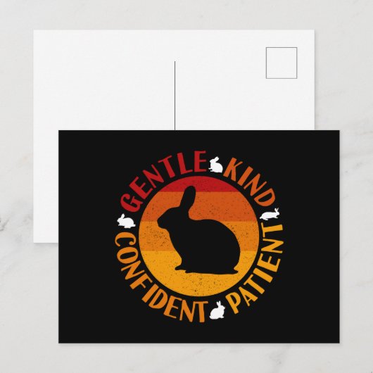 Chinees Nieuwjaar van het Konijn Kenmerken Briefkaart (Voorkant / Achterkant)