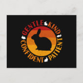 Chinees Nieuwjaar van het Konijn Kenmerken Briefkaart (Voorkant)