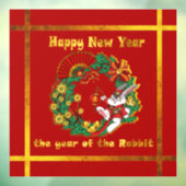 Chinees nieuwjaar van het konijn raamsticker (Vel 3)