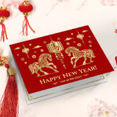 Chinees Nieuwjaar van het Paard 2026 Kaart